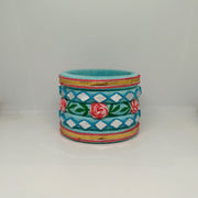 Medha [blue colour handcrafted bangles]