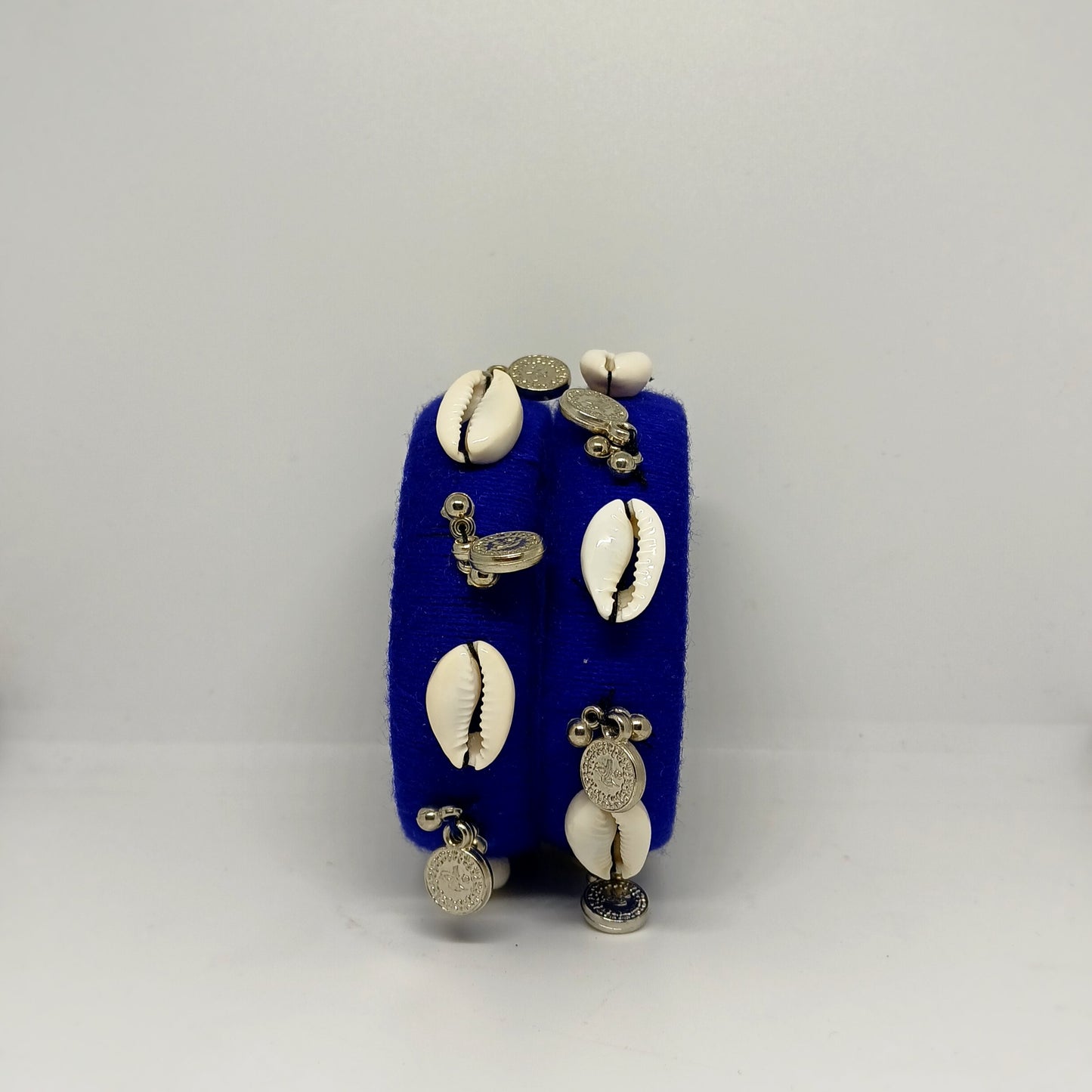 Brahmi [blue colour handcrafted bangles]
