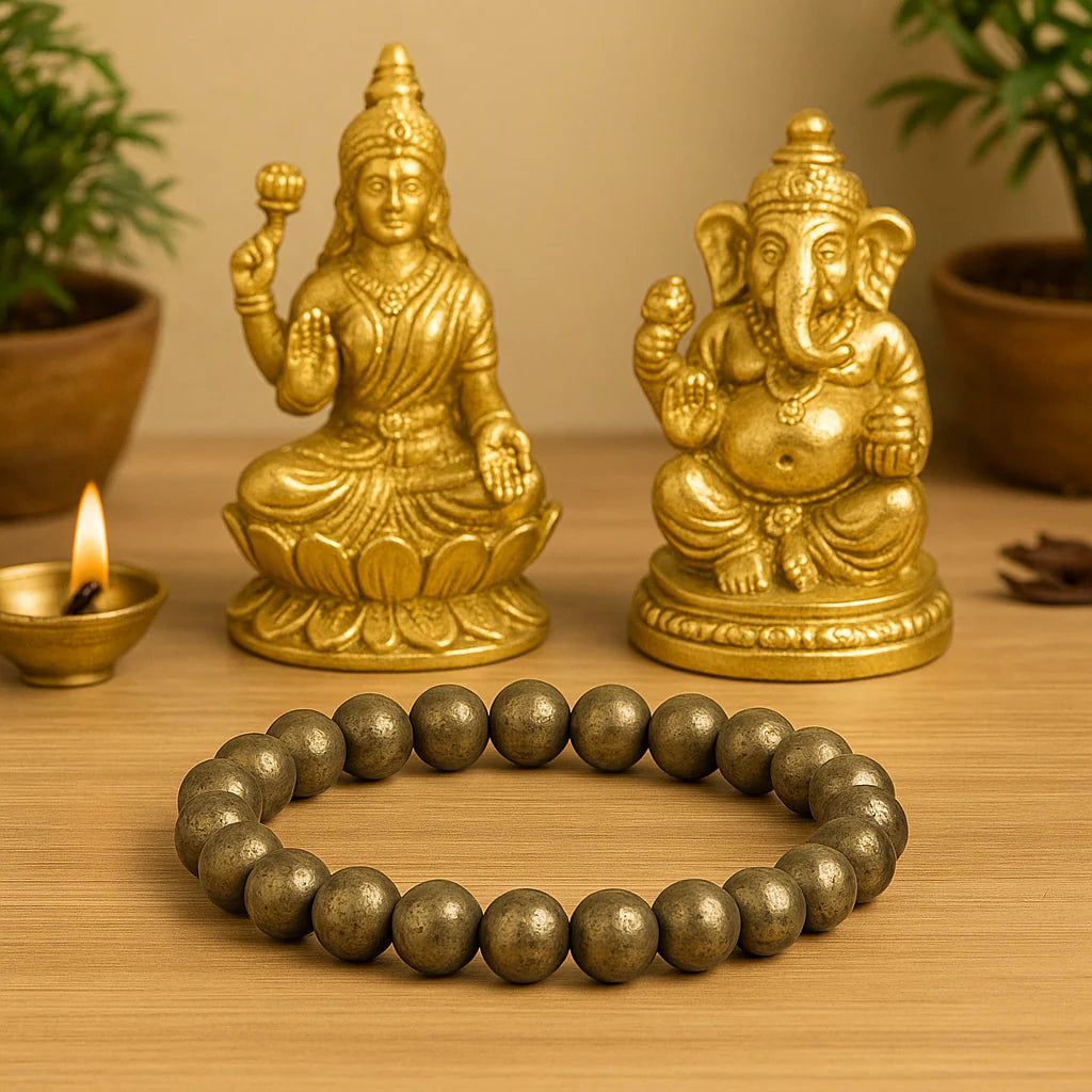 Certified Pyrite Bracelet (Money & Prosperity).