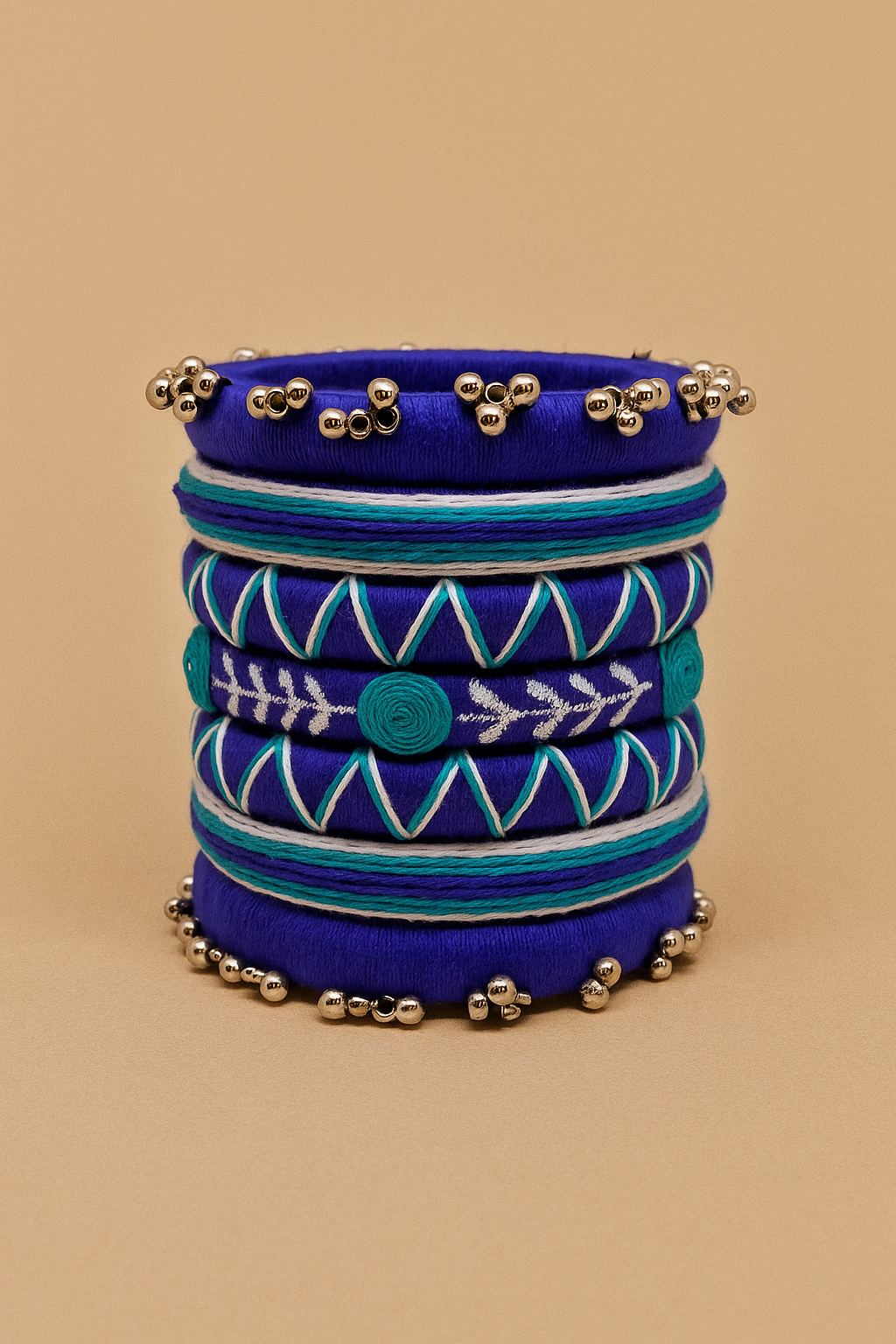 Namrata[Royal blue Handcrafted Bangles]