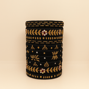 Aparna [Black and golden colour handcrafted bangles
