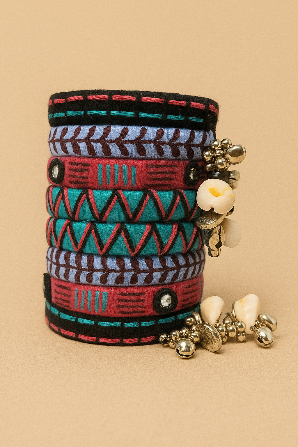 Kavya [ Blue kawri Handcrafted Bangles]