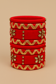 Arshi [ Red Handcrafted Bangles]