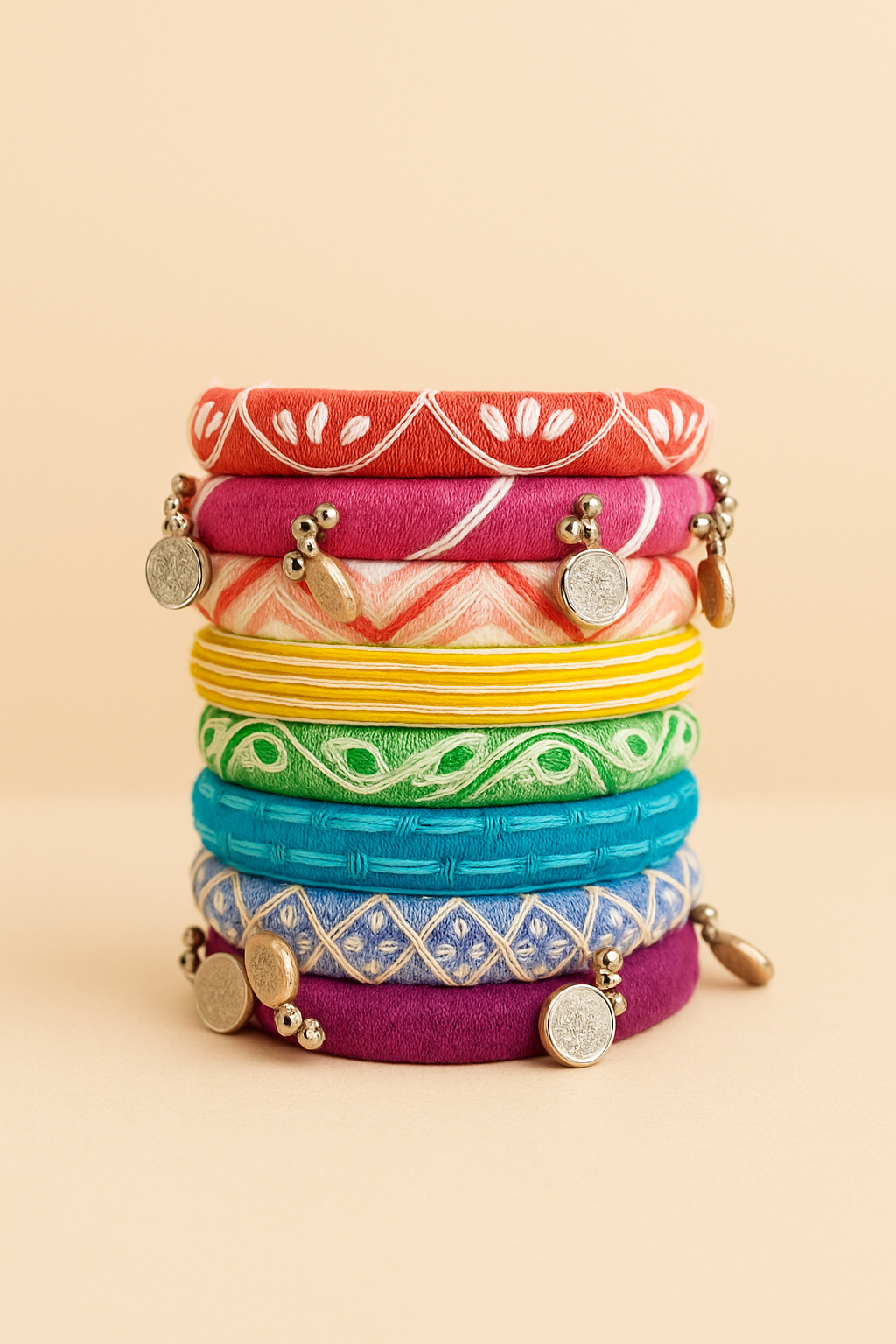 Kaveri [ Mix colour  Handcrafted Bangles]