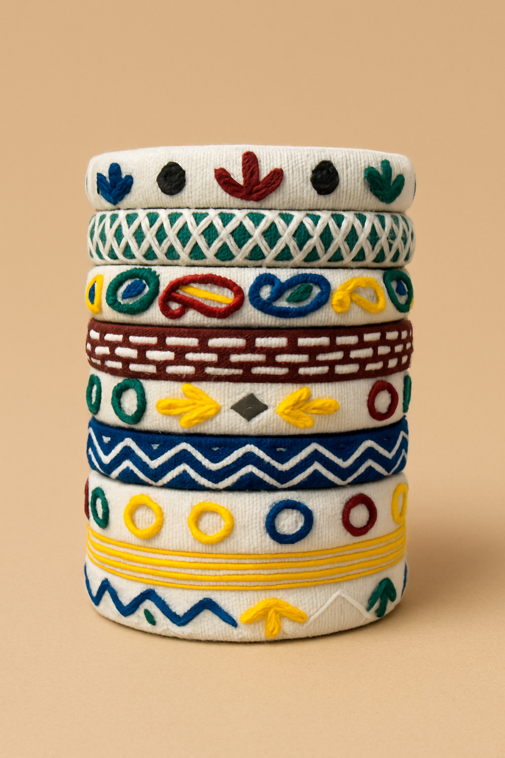 Nisha [White Handcrafted Bangles]