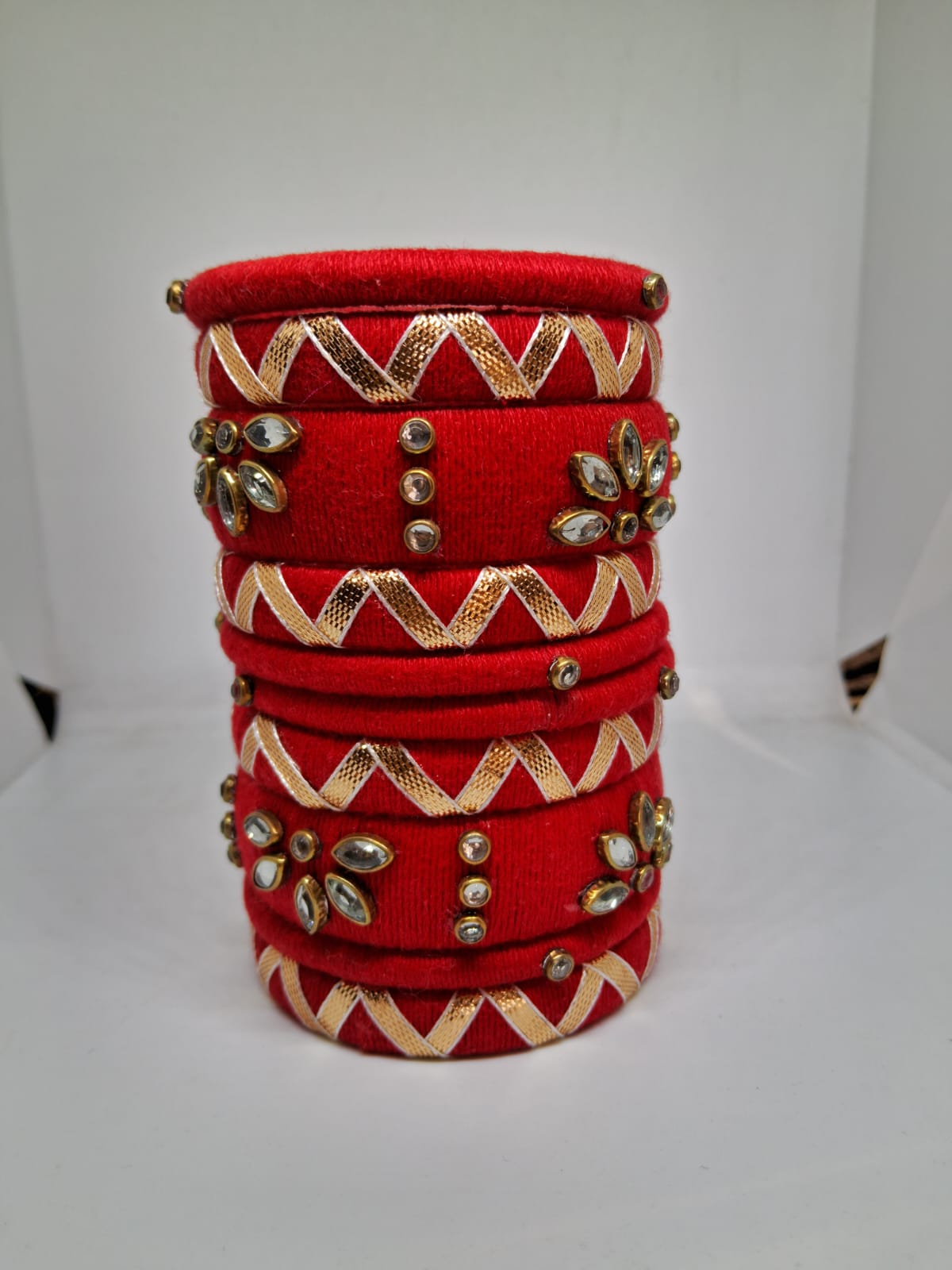 Arshi [ Red Handcrafted Bangles]
