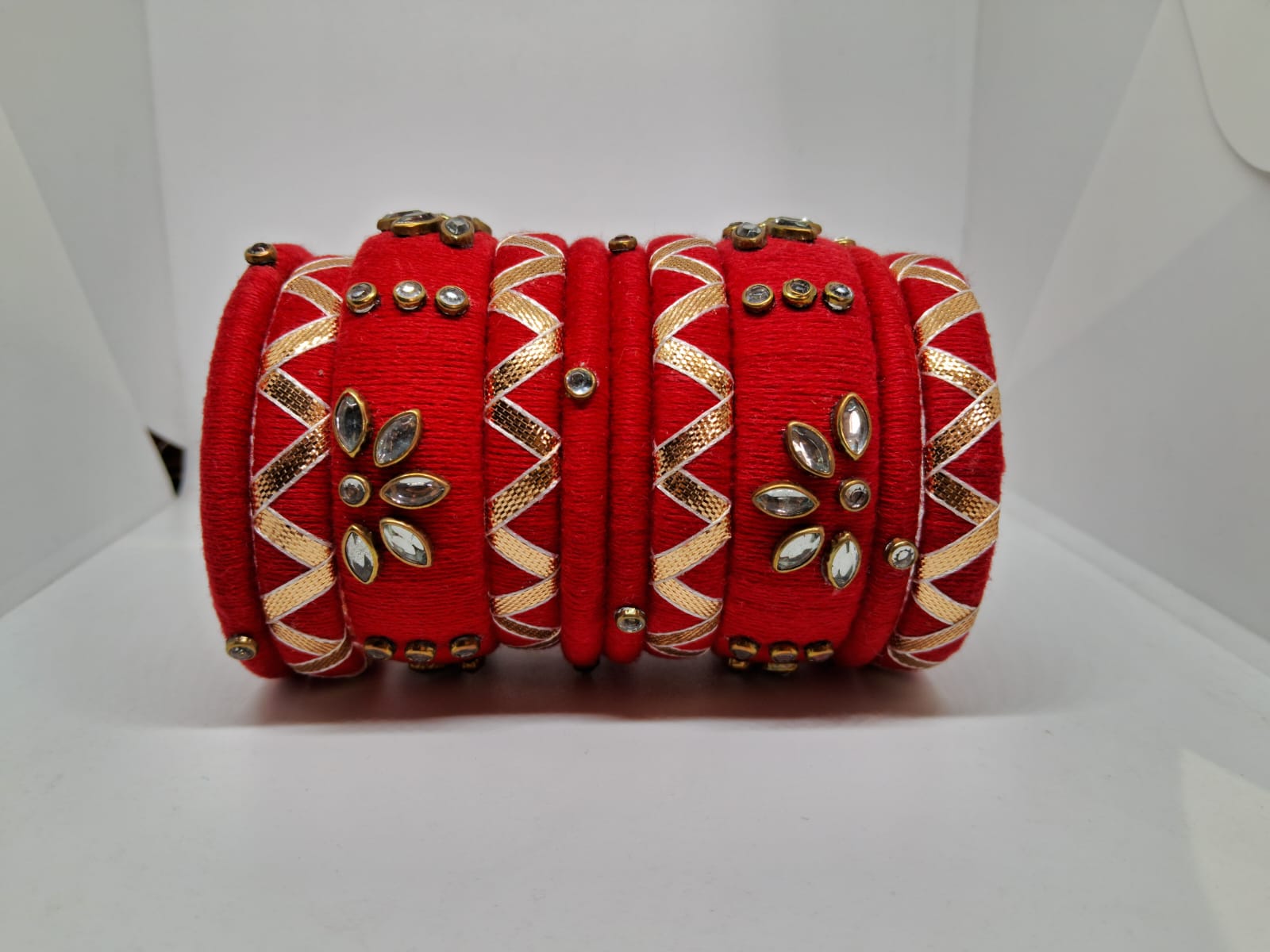 Arshi [ Red Handcrafted Bangles]