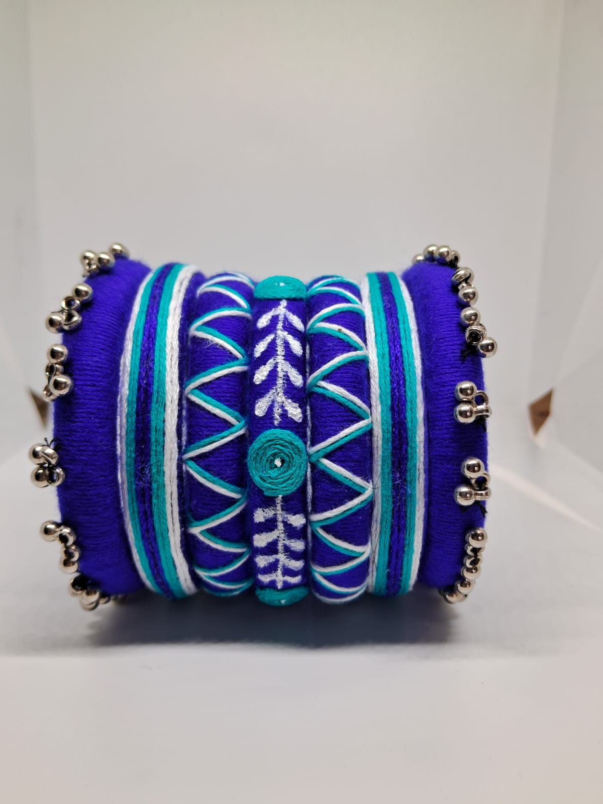 Namrata[Royal blue Handcrafted Bangles]