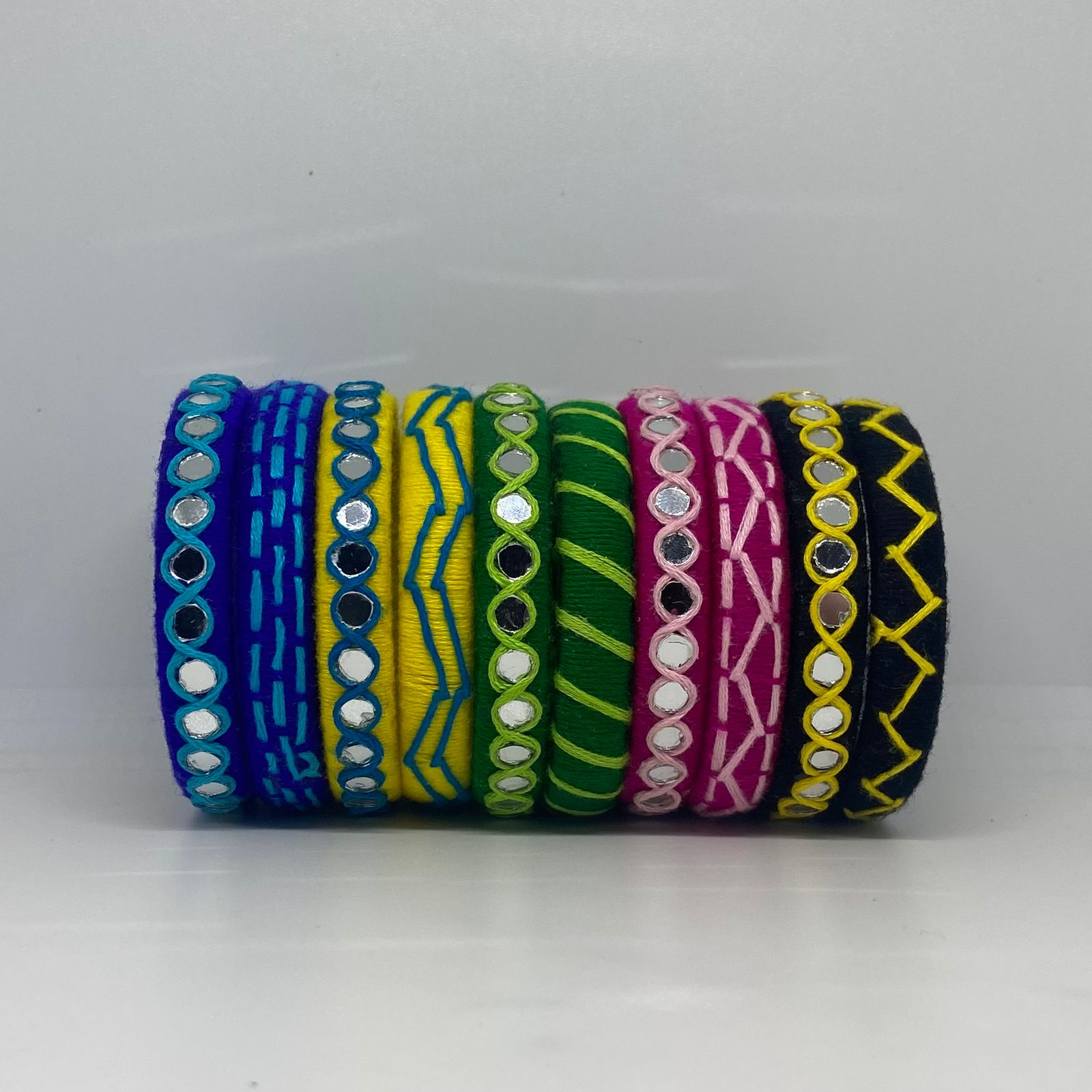 Rangila [multi-colour Handcrafted Bangles]