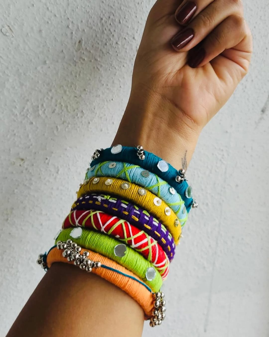 Sakshi [multi-colour Handcrafted Bangles]