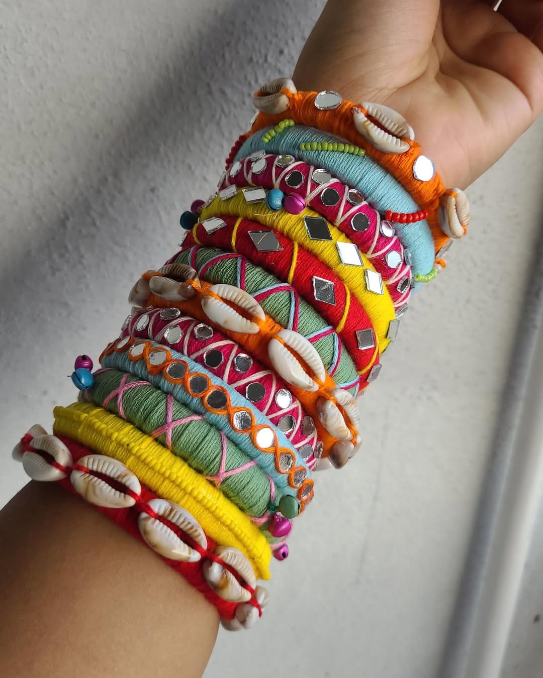 muskan [multi-colour Handcrafted Bangles]