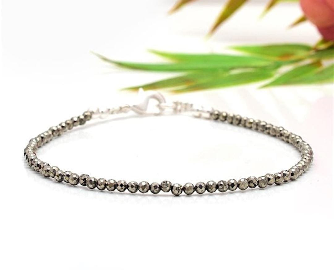 Pyrite anklet