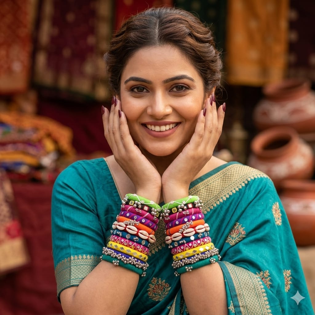 Niharika [ Multicolour Handcrafted Bangles]