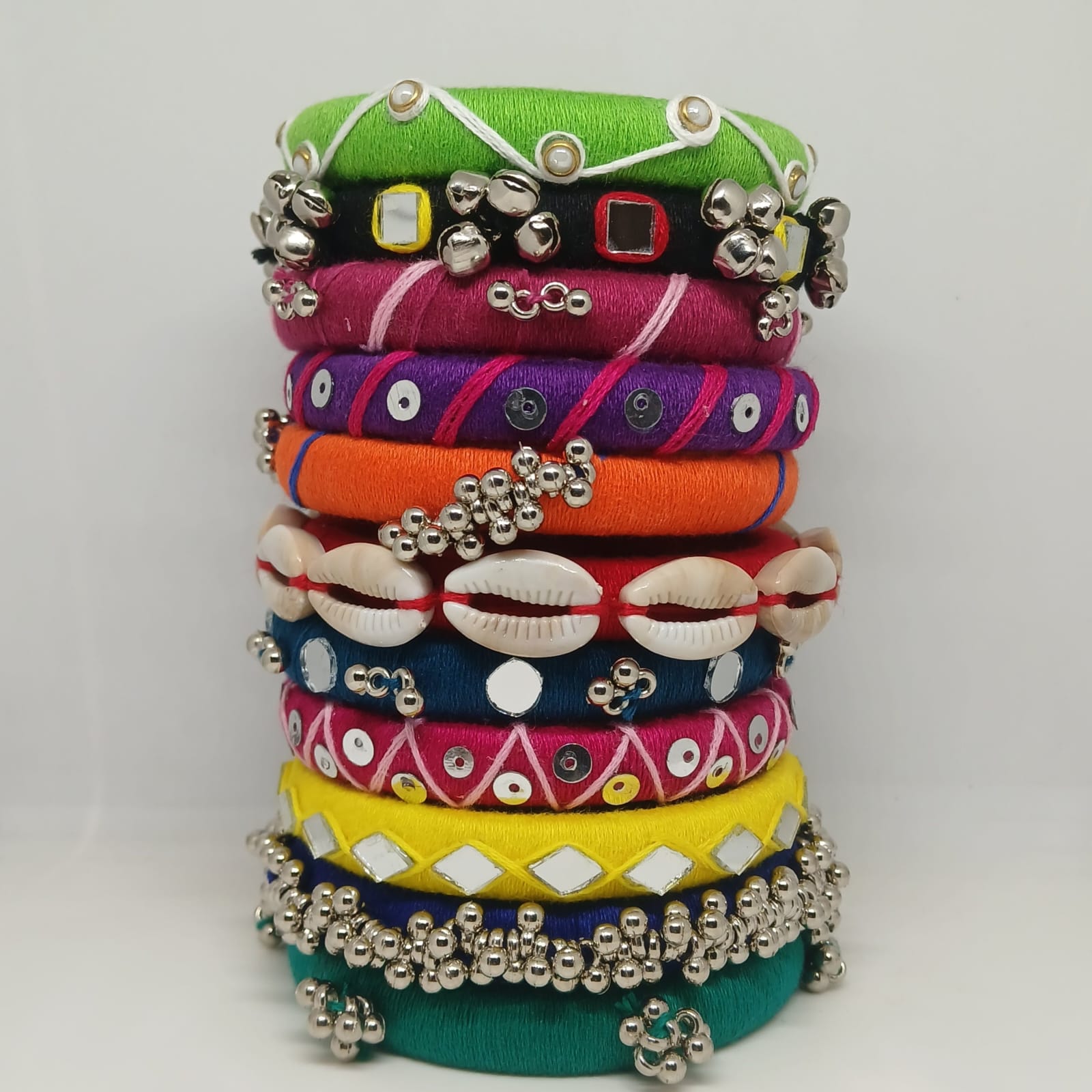 Niharika [ Multicolour Handcrafted Bangles]