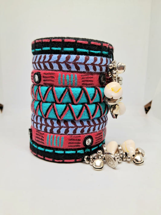 Kavya [ Blue kawri Handcrafted Bangles]