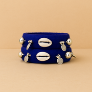 Brahmi [blue colour handcrafted bangles]