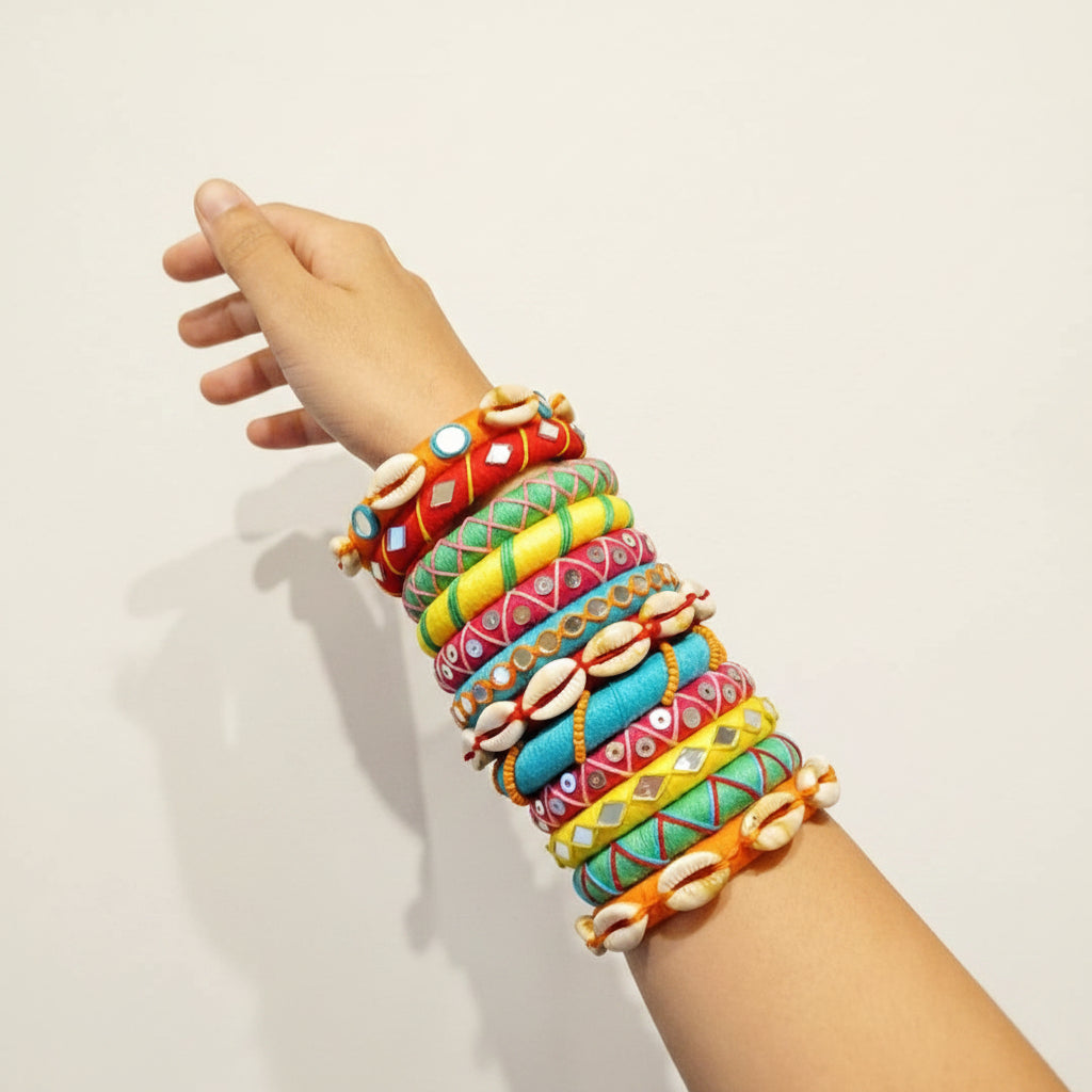 muskan [multi-colour Handcrafted Bangles]